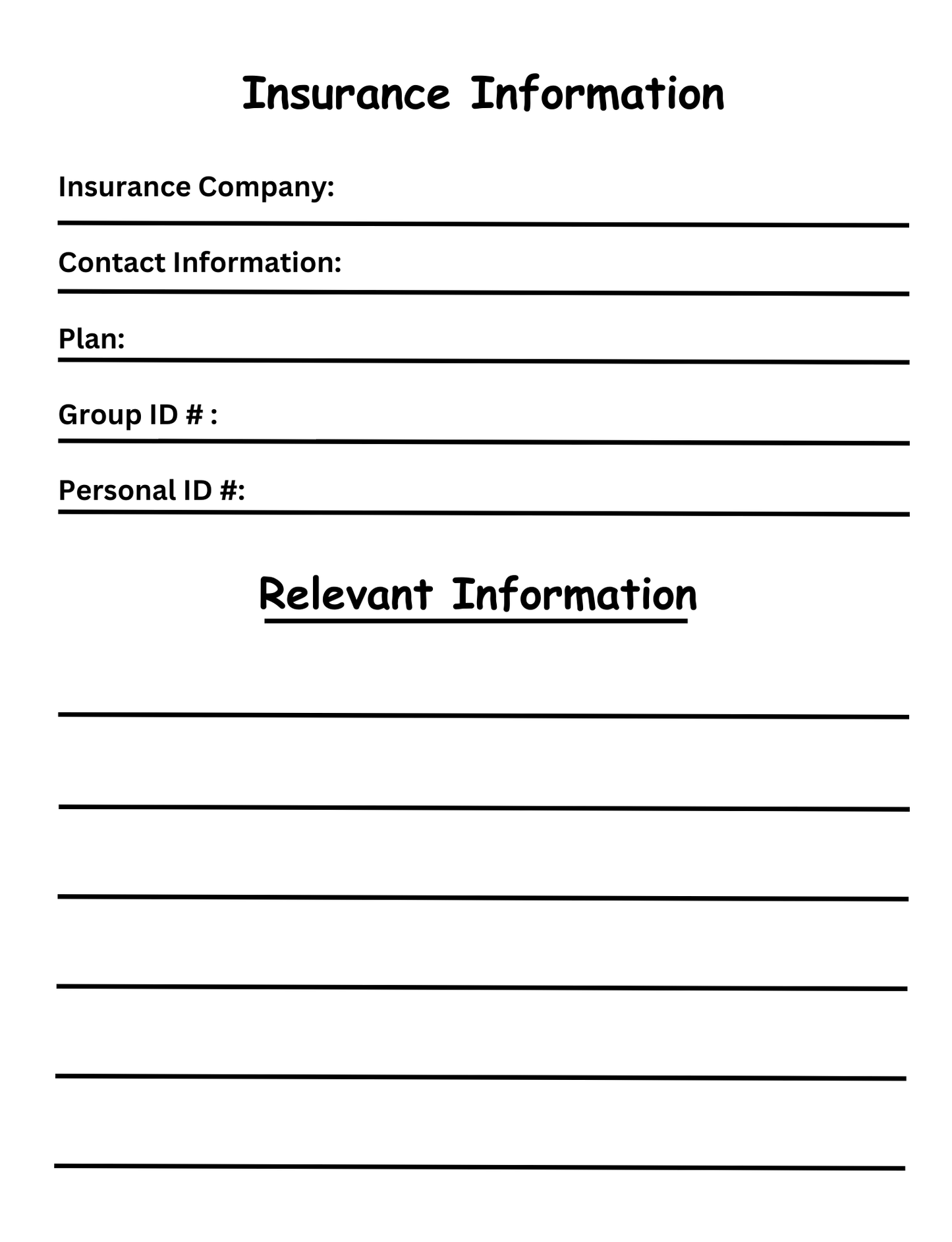 Doctor Visits Log Book - Stories Without Labels