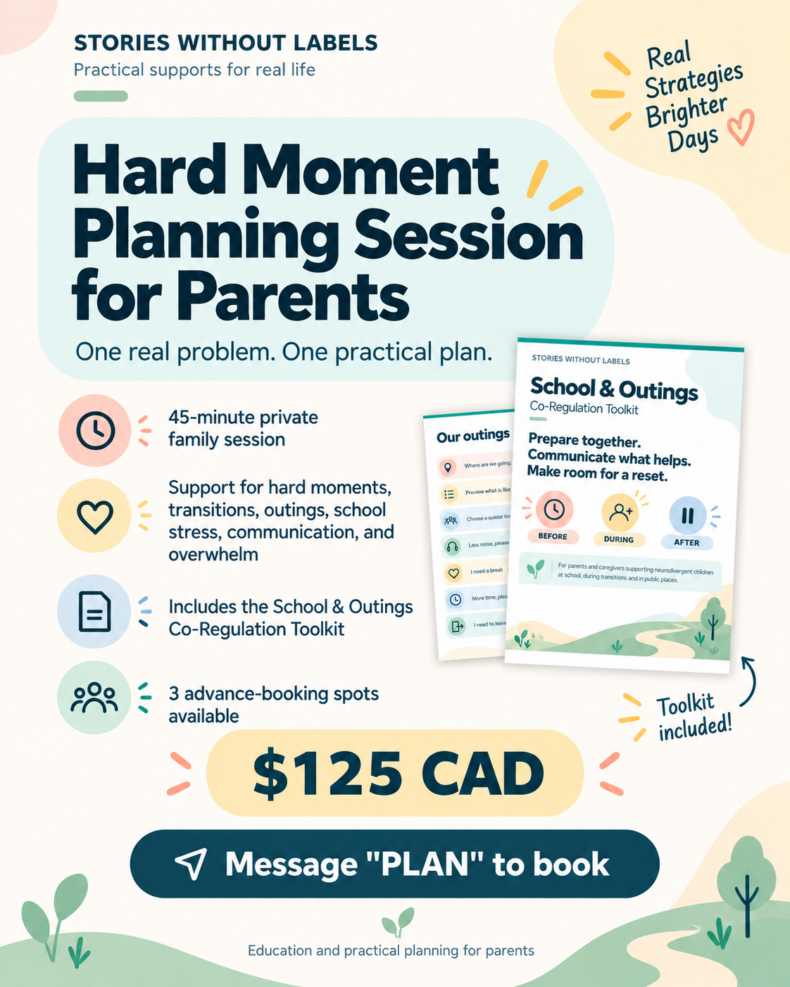 Hard Moment Planning Session for Parents - Stories Without Labels